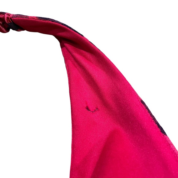 LE CHÂTEAU NWT RED ANIMAL PRINT HALTER TOP LOW-CUT BACK DRESS Size XL - Picture 8 of 16